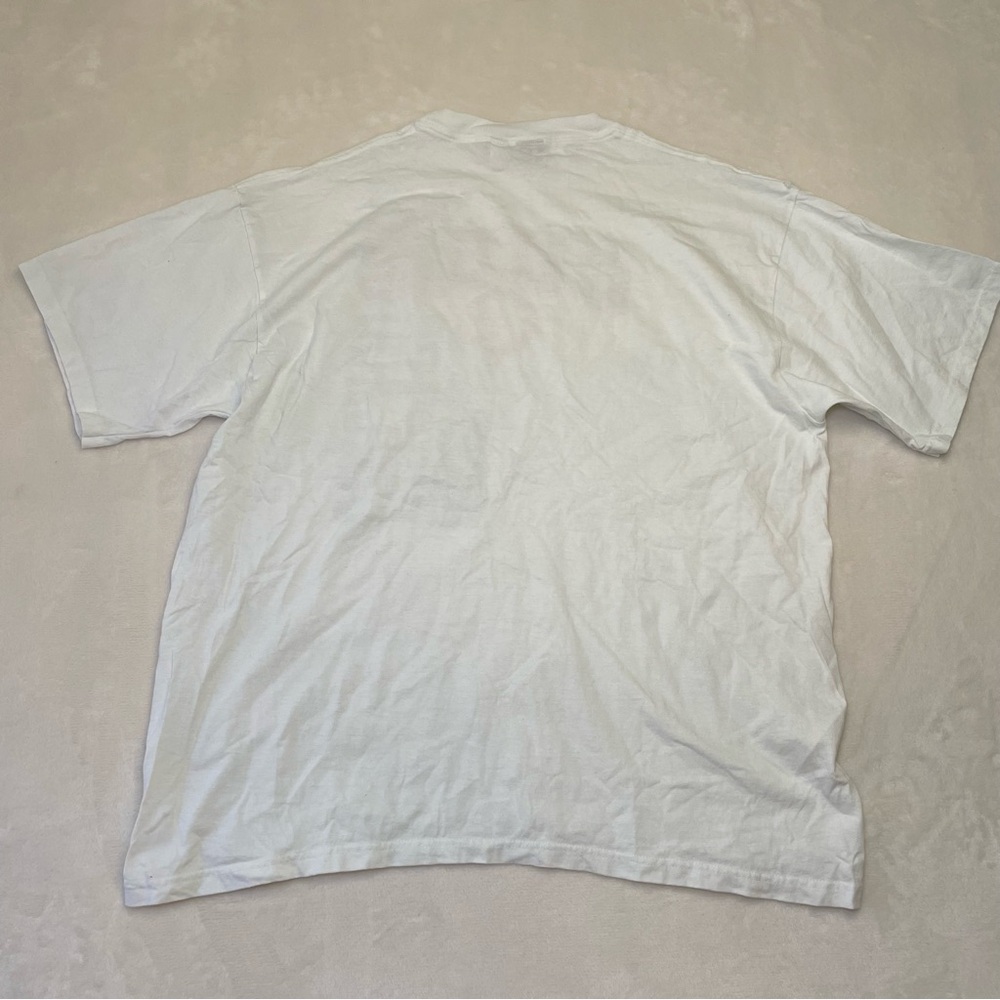 VTG Y2K 2004 Chicago Cubs Baseball Men's White Graphic T Shirt Sz XXL Team Merch - Picture 3 of 7